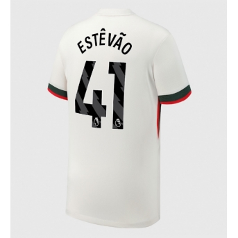 Billige Fotballdrakt Chelsea Estevao Willian #41 Replika Bortedrakt 2025-26 Kortermet